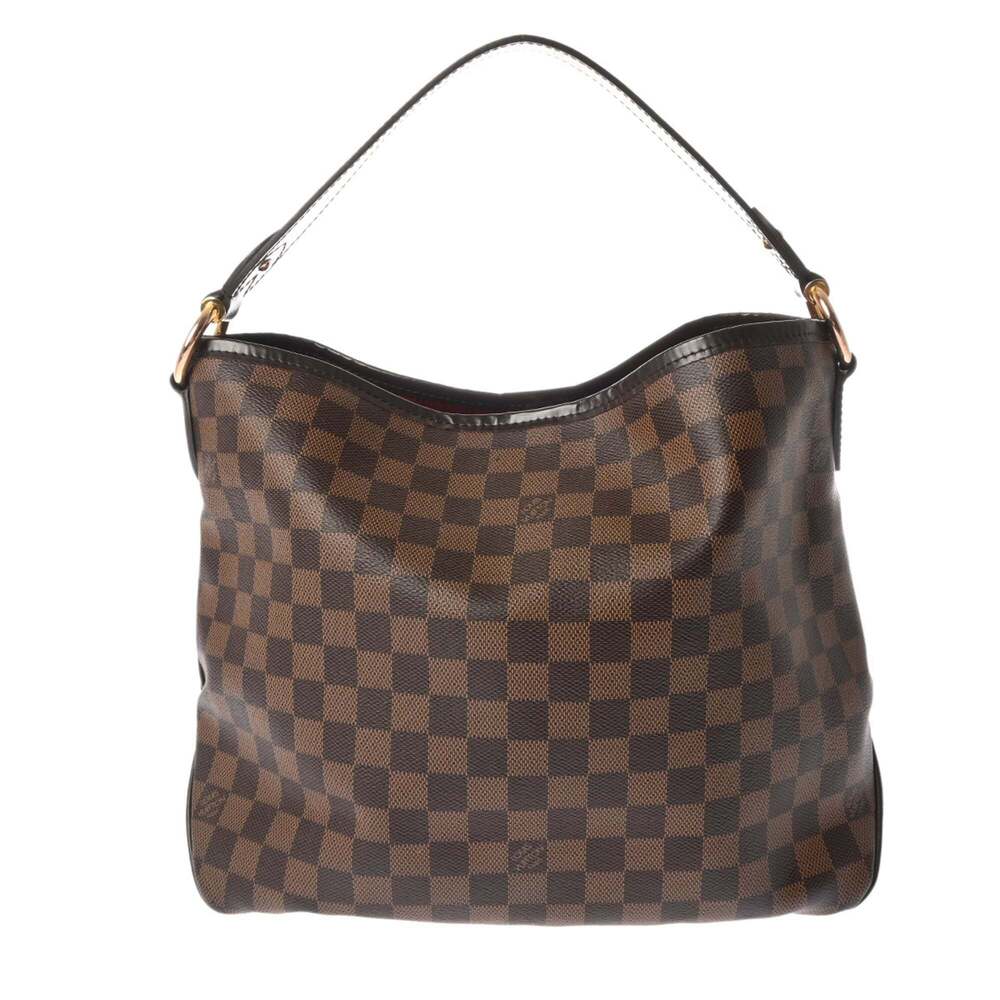 LOUIS VUITTON Authentic Brown Damier Canvas Shoulder Bag